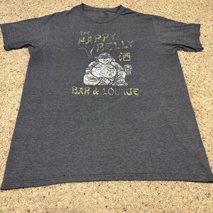 Buddha Graphic Gray Tee Size Large